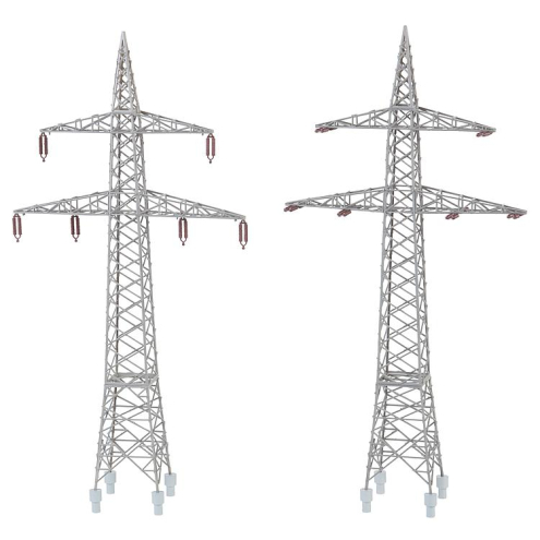 Faller H0 130898 2 Freileitungsmasten (110 kV)