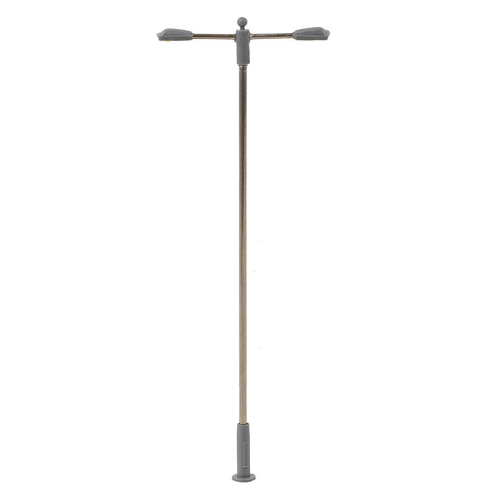 Faller H0 180203 LED-Straßenbeleuchtung, Ansatzleuchte, Doppelau