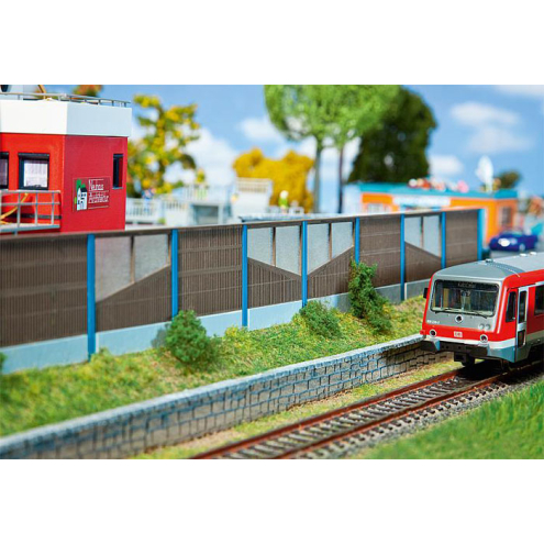 Faller H0 180422 Lärmschutzwand Holz