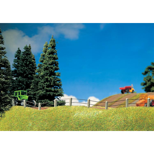 Faller H0 180432 Eisenzaun mit Betonpfosten