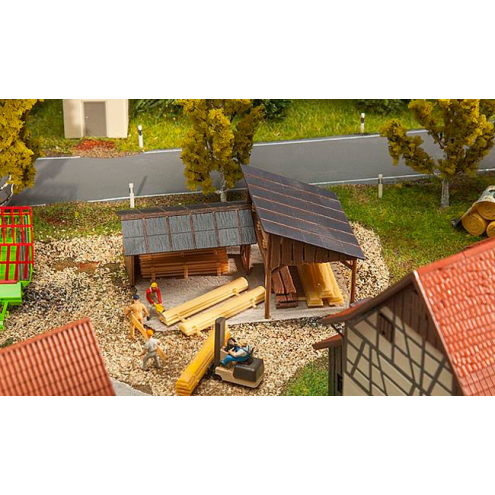 Faller H0 180498 Holzlagerschuppen