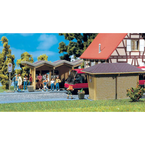 Faller H0 180587 Bus-Wartehäuschen