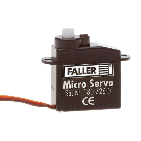 Faller 180726 Servo mit 500 mm Anschlusskabel, Stellwinkel 90°