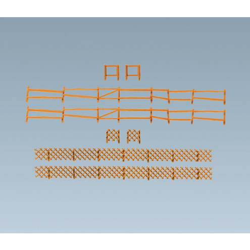Faller N 272407 Weide- und Jägerzaun