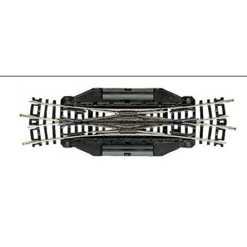 Fleischmann N 22246 Elektrische Doppelkreuzungsweiche 15°