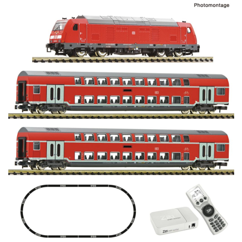 Fleischmann 5170006 Z21 START nextGen Digitalset: Diesellokomotive BR 245 mit Personenzug, DB AG Ep. VI