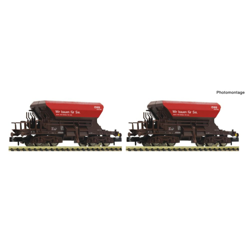 Fleischmann 6660157 2-tlg. Set: Talbot-Schotterwagen Ep. VI