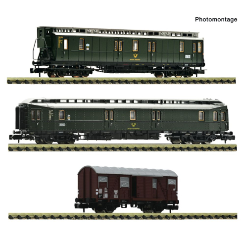 Fleischmann 6660168 3-tlg. Set: Postzug Ep. III
