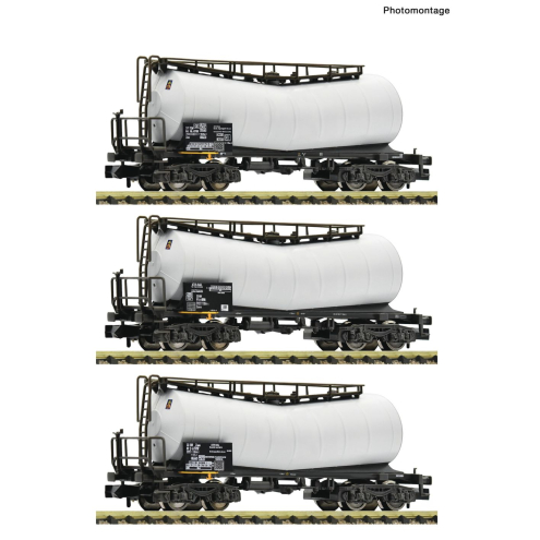 Fleischmann 6660170 3-tlg. Set: Knickkesselwagen Ep. VI