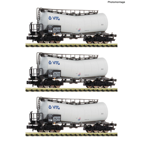 Fleischmann 6660171 3-tlg. Set: Knickkesselwagen Ep. VI