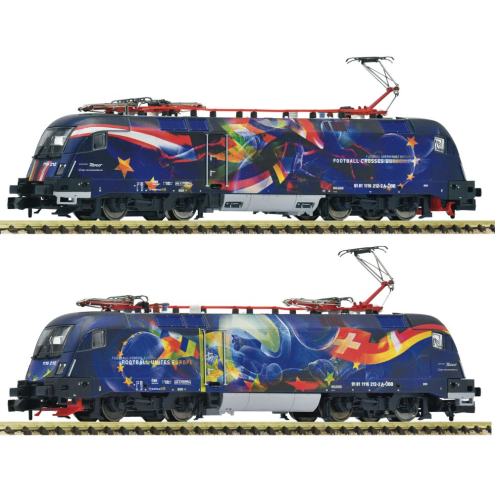 Fleischmann 7560070 Elektrolokomotive 1116 212-2 „Fußball vereint Europa“ Ep. VI