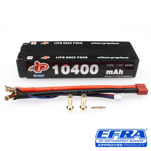Intellect MC4 10400mAh 120C 7.6V Long Runtime Graphene Stick Pack LiHV
