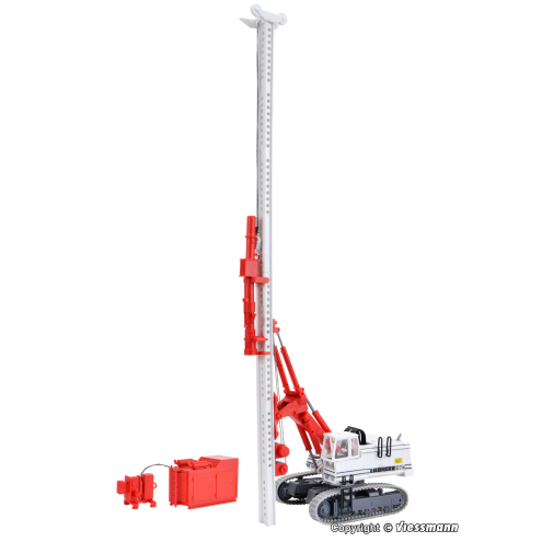 Kibri H0 11253 LIEBHERR 974 Mit Ramm- und Ziehgerät