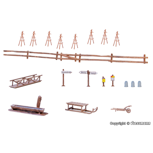 Kibri H0 38111 Deko-Set Alpenland