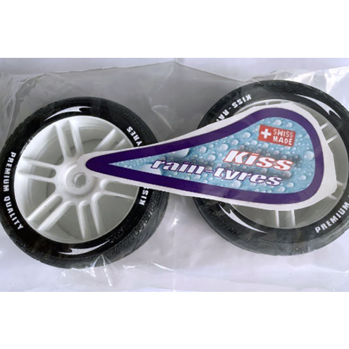 KISSLING Evo 14/10 Regenreifen auf Felge 1:10 TW Profilreifen 1 Satz (4)