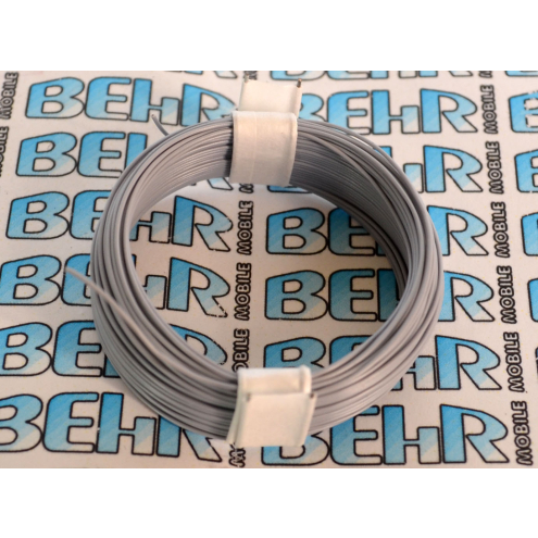 Decoderlitze grau 1adrig LifY, 0,04 mm², 10m Ring