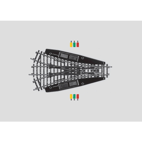 Märklin H0 2270 Elektrische Dreiwegweiche symetrisch