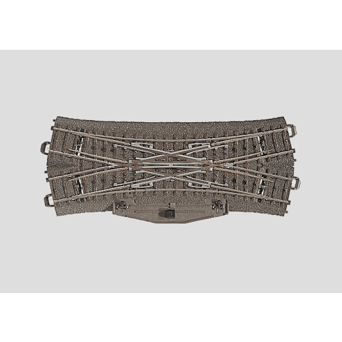 Märklin H0 24624 Doppelkreuzungsweiche 188,3 mm / 24,3°.