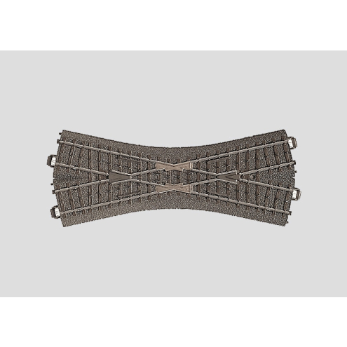 Märklin H0 24640 Kreuzung 188.3 mm / 24,3°