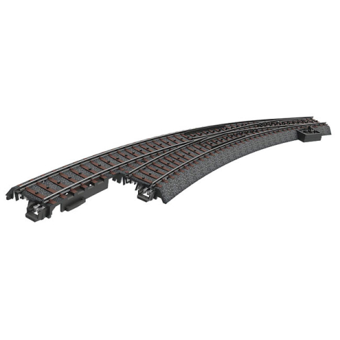 Märklin H0 24771 Bogenweiche links R3 = 515 mm / 30°. Außenboge