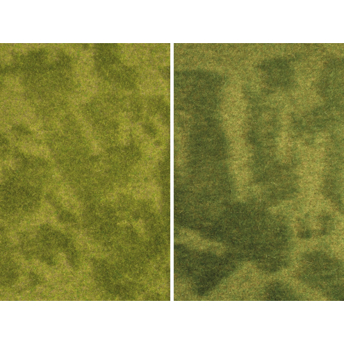 Noch 07471 Natur+ "Riedwiese", 2 Stück, jeweils 25 x 25 cm