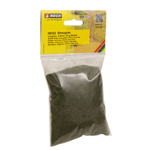 Noch 08322 Streugras mittelgrün 2,5 mm