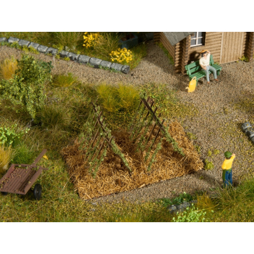 NOCH H0 13225 Bohnenranken 3 x 6 cm, 2 Rank-gestelle