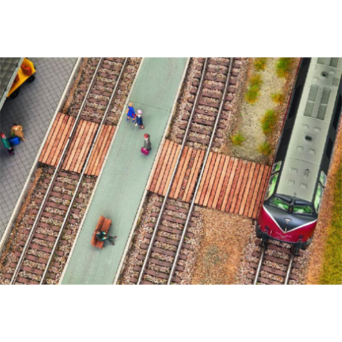 NOCH H0 14304 Laser-Cut Gleisübergang, 11,8 x 4,0 cm