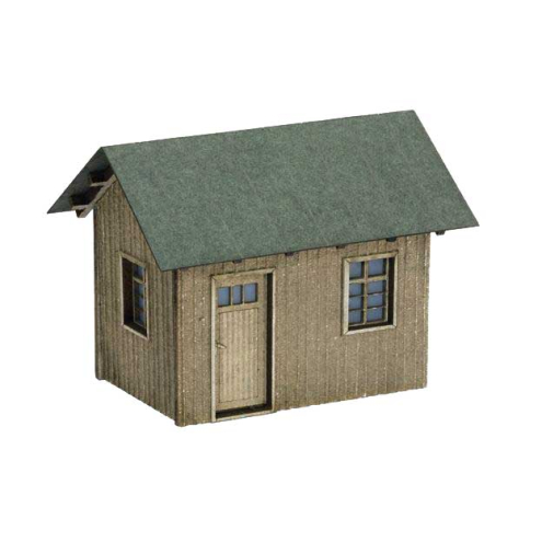 Noch H0 14308 Laser-Cut Streckenhäuschen, 6,1 x 4,5 cm, 5,7 cm h