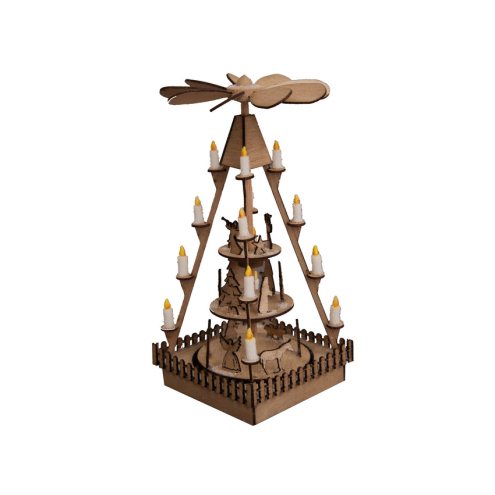 NOCH H0 14395 Weihnachtsmarkt-Pyramide