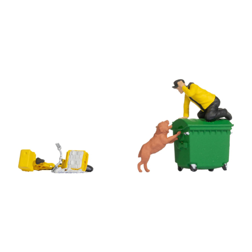 Noch H0 16610 Funny Scenes - Vorsicht Hund