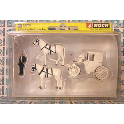 Noch H0 16706 Hochzeitskutsche