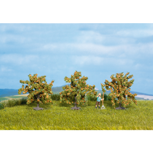NOCH H0 TT 25114 Orangenbäume 3 Stück 40 mm hoch