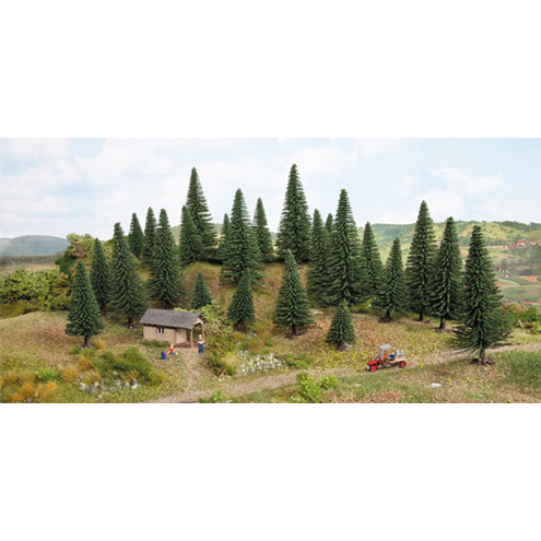 Noch H0 TT N 26002 Modelltannen 5-9cm 15st.