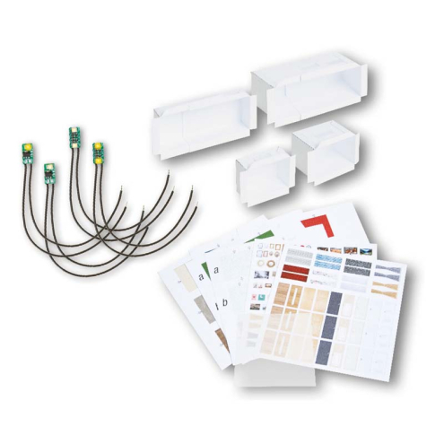 Noch H0 51250 micro-rooms LED Gebäude Beleuchtungs Set
