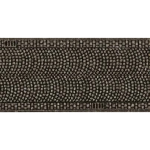 Noch H0 60430 Kopfsteinpflaster, 50 mm breit, in 2 Rollen à 1 m