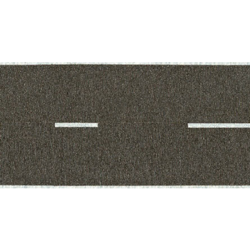 Noch H0 60470 Bundesstraße, grau 58 mm breit, in 2 Rollen à 1 m