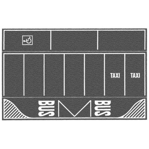 Noch H0 60718 Parkplatz, Asphalt