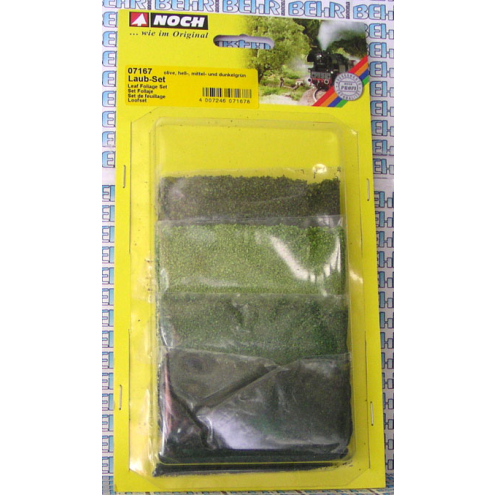 Noch 07167 Laub-Set mit olive, hell-, mittel- und dunkelgrün