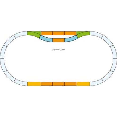 Piko G 35300 G-Gleis Bahnhof-Set