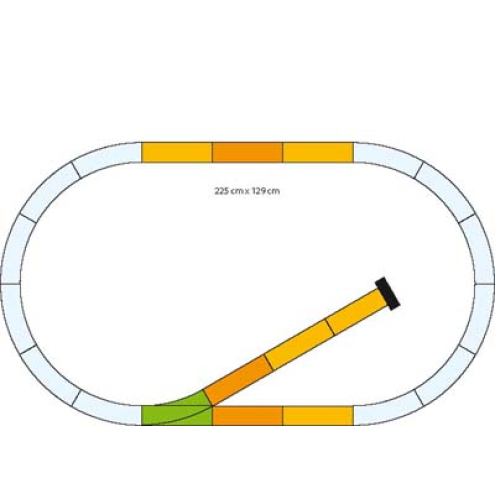Piko G 35301 G-Gleis Ergänzungs-Set mit Prellbock