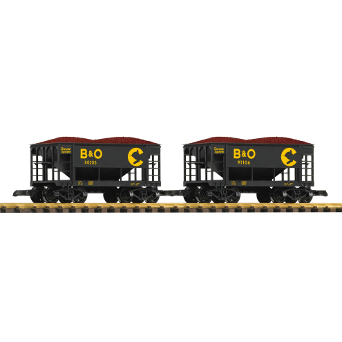 Piko G 38933 2er Set Schüttgutwagen B&O mit Erzladung