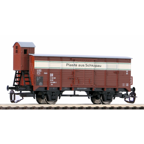 Piko TT 47762 Gedeckter Güterwagen G02 DR III mit Bremserhaus