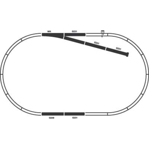 Piko A-Gleis H0 55310 Gleis Set: B