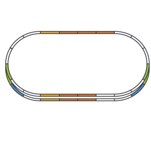 Piko A-Gleis H0 55340 Gleis Set: E