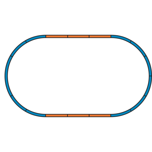 Piko H0 55365 Bettung für A-Gleis Set A + 4 Geraden