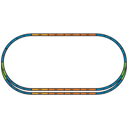 Piko H0 55367 Bettung für A-Gleis Set A+E