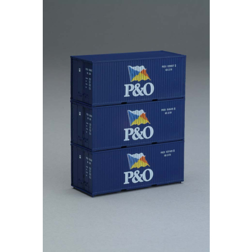 Piko Hobby H0 56200 Container 3er-Set 20" Container P&O
