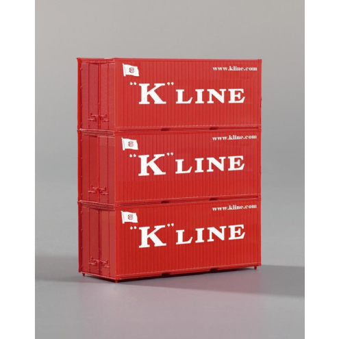 Piko Hobby H0 56220 Container 3er-Set 20 fuß K-Line