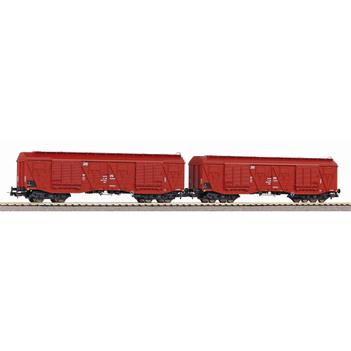 Piko H0 58259 Expert 2er Set Großraumgüterwagen 401Ka PKP V